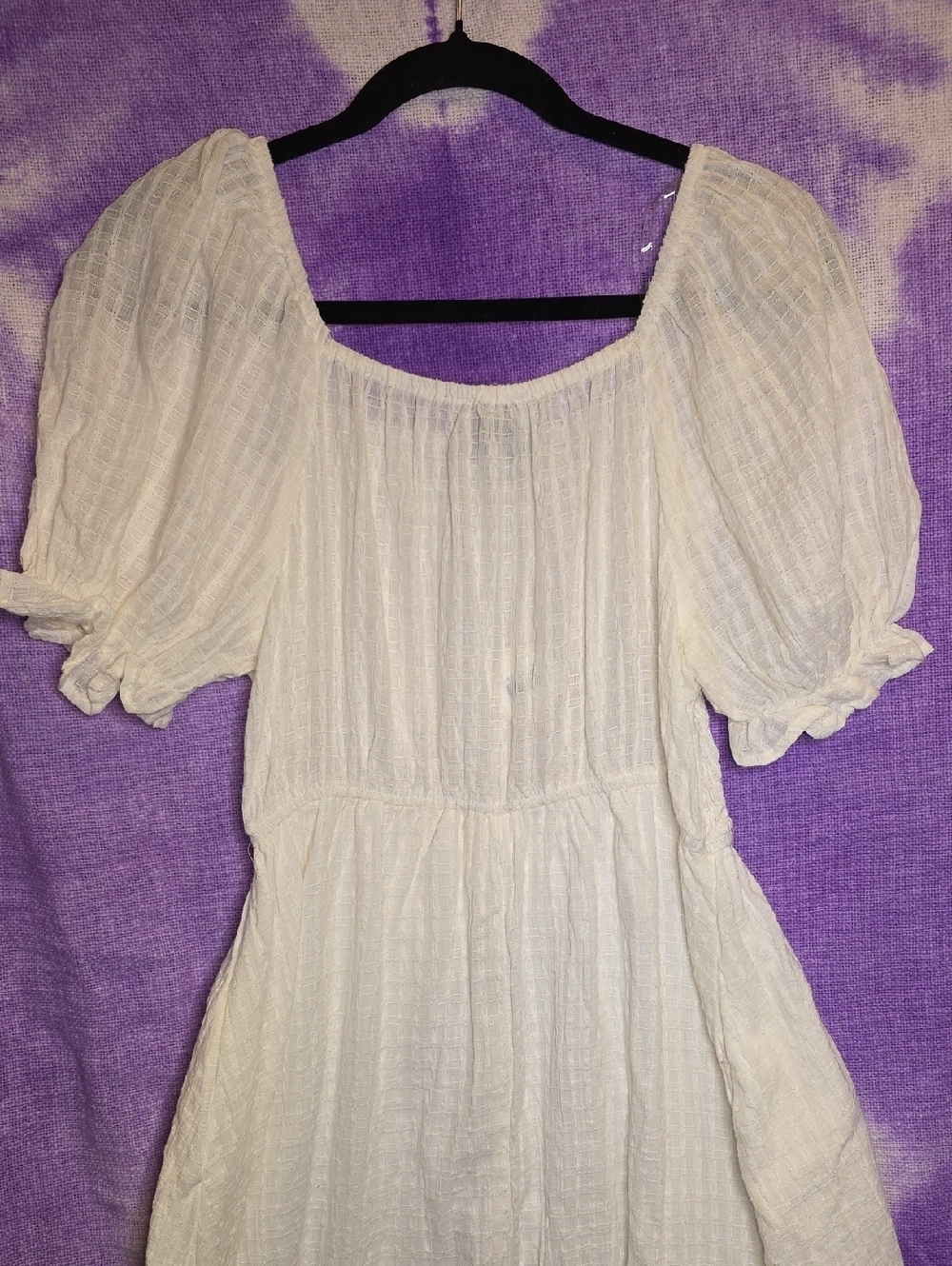 Hayden Lined Maxi Dress White Small Pockets - Picture 8 of 9